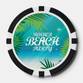 Summer Beach Party Pokerchips