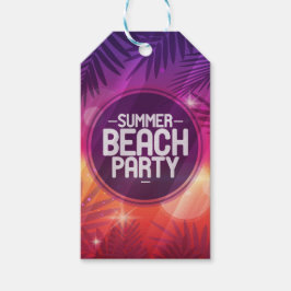 Summer Beach Partys Night Geschenkanhänger
