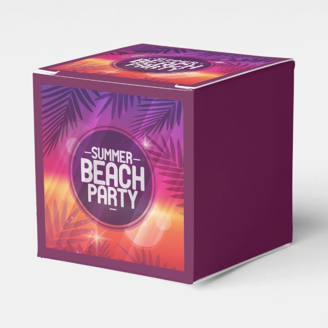 Summer Beach Partys Night Geschenkschachtel (Vorderseite)