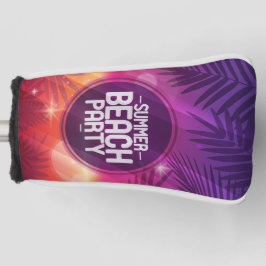 Summer Beach Partys Night Golf Headcover