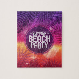Summer Beach Partys Night Puzzle