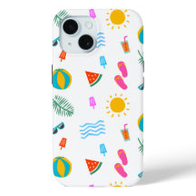 Summer Beach Pattern IPhone 15 Fall