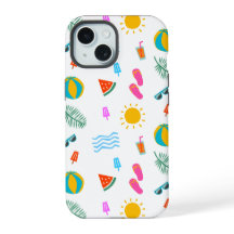 Summer Beach Pattern IPhone 15 Fall