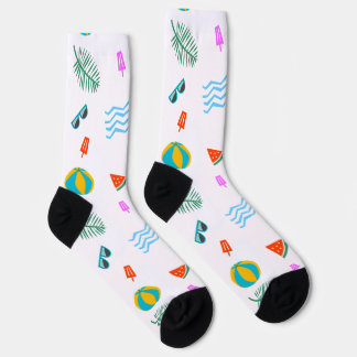 Summer Beach Pattern Socken