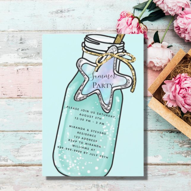 Summer Beach Pool Party Einladung (Von Creator hochgeladen)