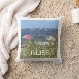 Summer Beach Sailboote Ocean Nautical Kissen