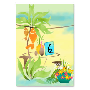 Summer Beach Sea Café Bar Cocktail Party Sonnensch Tischnummer