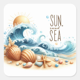 Summer Beach Stickers