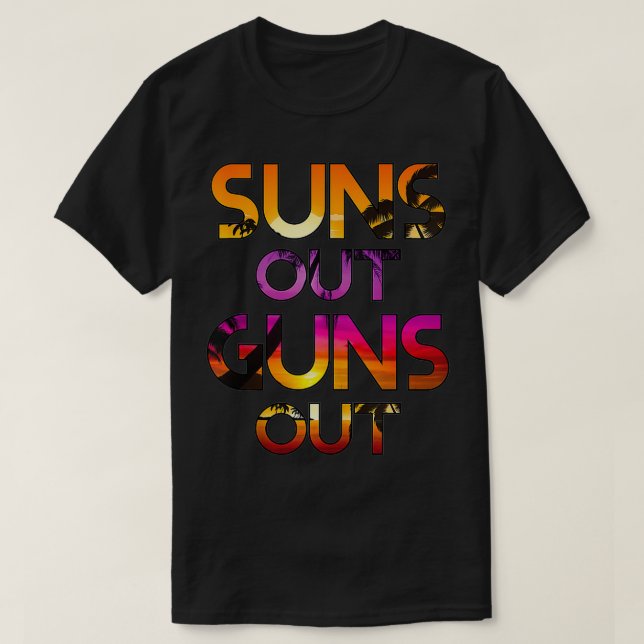 Summer Beach Tanks Funny suns Guns aus (Design vorne)