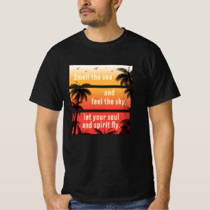 Summer Beach Vacacation Surf Cooles Meer Sonnensch T-Shirt