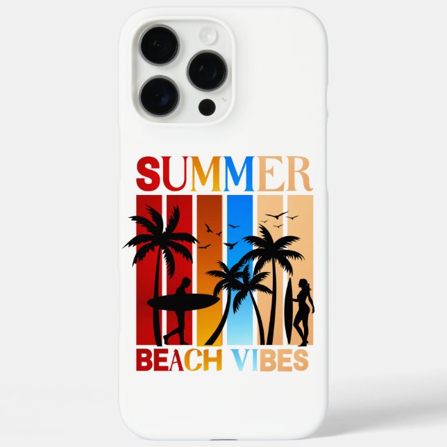 Summer Beach Vibes Case-Mate iPhone Hülle (Rückseite)