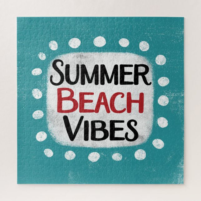 Summer Beach Vibes Jigsaw Puzzle (Vertikal)