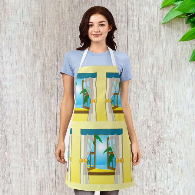 Summer Beach View Schürze (Von Creator hochgeladen)