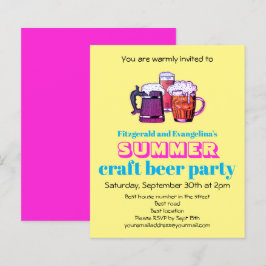 Summer Beer Party Einladung