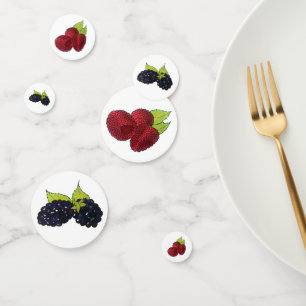 Summer Berries Raspberry BlackBerry Berry Frucht Konfetti