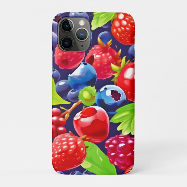 Summer Berry Medley Case-Mate iPhone Hülle (Rückseite)