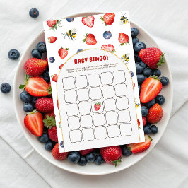 Summer Berry Sweet Baby Dusche Bingo Spiel