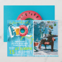 Summer Bierpool Party Foto Geburtstag