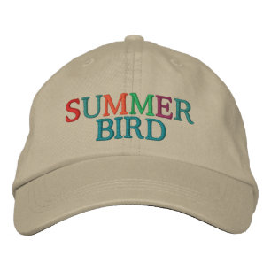 Summer Bird by SRF Bestickte Kappe