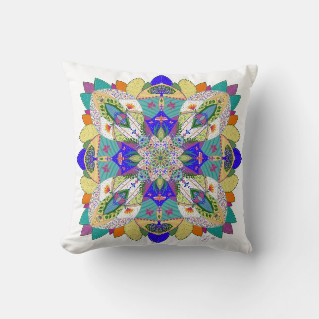 Summer Birds Pillow Kissen (Vorderseite)
