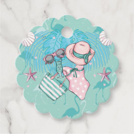 Summer Birthday Party Danke Geschenkanhänger