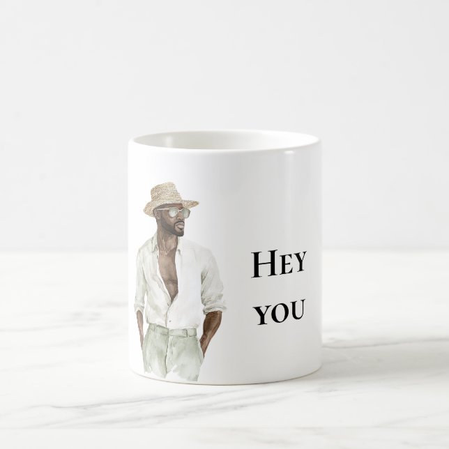 Summer Black Man Kaffeetasse (Mittel)