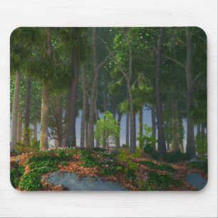 Summer Blätter Mousepad