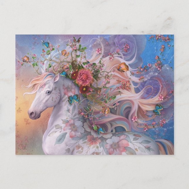 Summer Bloom Postcard Postkarte (Vorderseite)