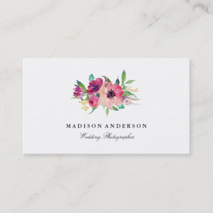 Summer Blooms Business Cards Visitenkarte