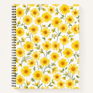 "Summer Blooms Uni Notebook Spiral Bound" Notizbuch