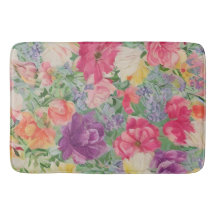 Summer Blooms Watercolor Blume Collage