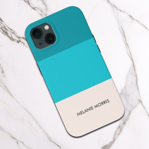 Summer Blue Beach Vibe Horizontal Streifen Case-Mate iPhone Hülle
