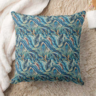 Summer blue Design cushion Kissen