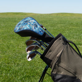 Summer Blue Waratah Florals Golf Headcover