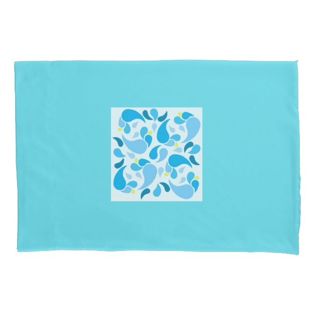 Summer Blues Pillowcase Kissenbezug (Vorderseite)