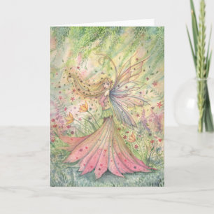 Summer Blume Fairy Card Karte