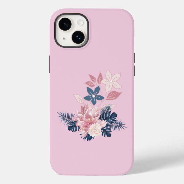 Summer Blume Girly Case-Mate iPhone Hülle (Rückseite)