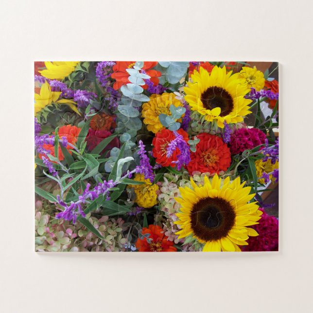 Summer Blume Puzzleteil für Oma Easy Puzzle (Horizontal)