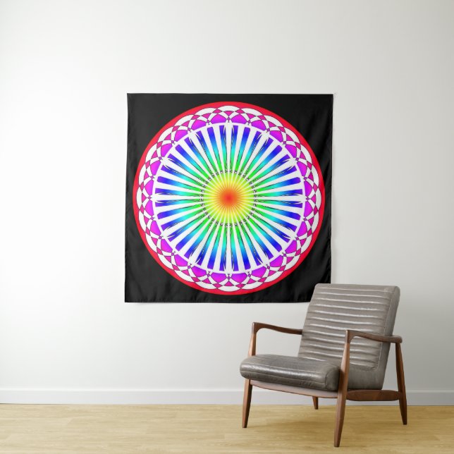 Summer Blume Tapestry Wandteppich (Beispiel)