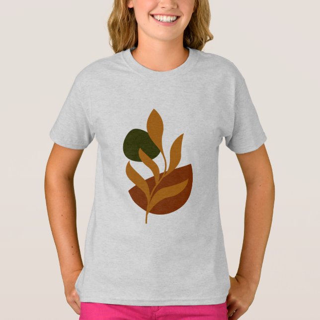 Summer Boho Minimalistisch Kids T-Shirt (Vorderseite)