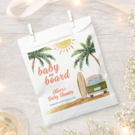 Summer Boho Surf Beach Van Baby Dusche Geschenktütchen