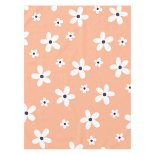 Summer Boho White Daisy Blume Tischdecke