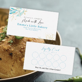 Summer Botanical Farmers Market Loyalty Reward Visitenkarte