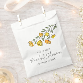 Summer Brautparty Gefälligkeitstaschen mit gelber Geschenktütchen