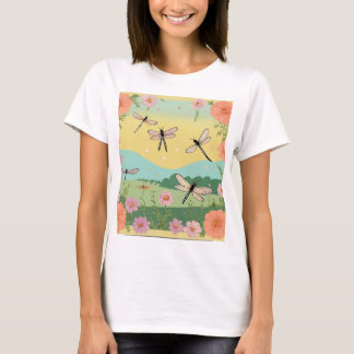"Summer Breeze Butterfly T - Shirt" T-Shirt