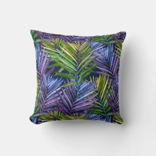 Summer Breeze Tropical Beach Palms Kissen