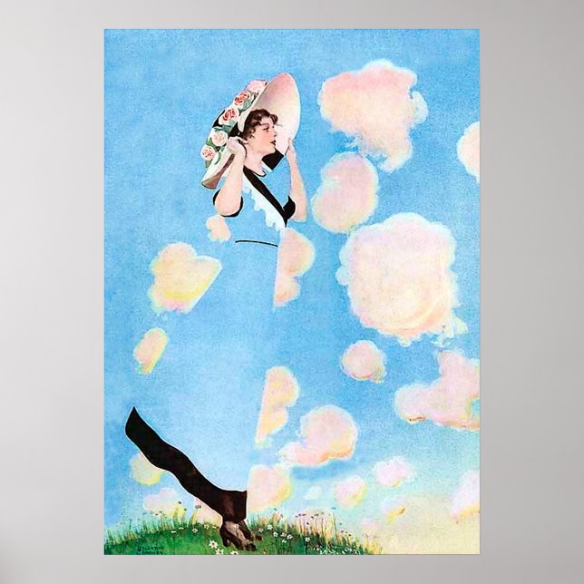 Summer Breezes von C Coles Phillips Poster (Vorne)