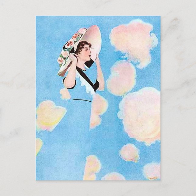 Summer Breezes von C Coles Phillips Postkarte (Vorderseite)