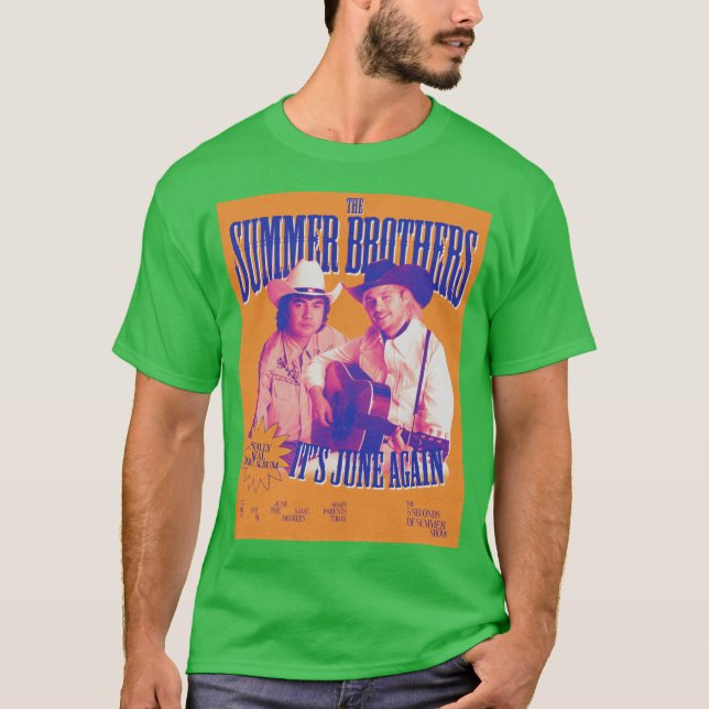 Summer Brothers Its June Again T-Shirt Mädchen (Vorderseite)