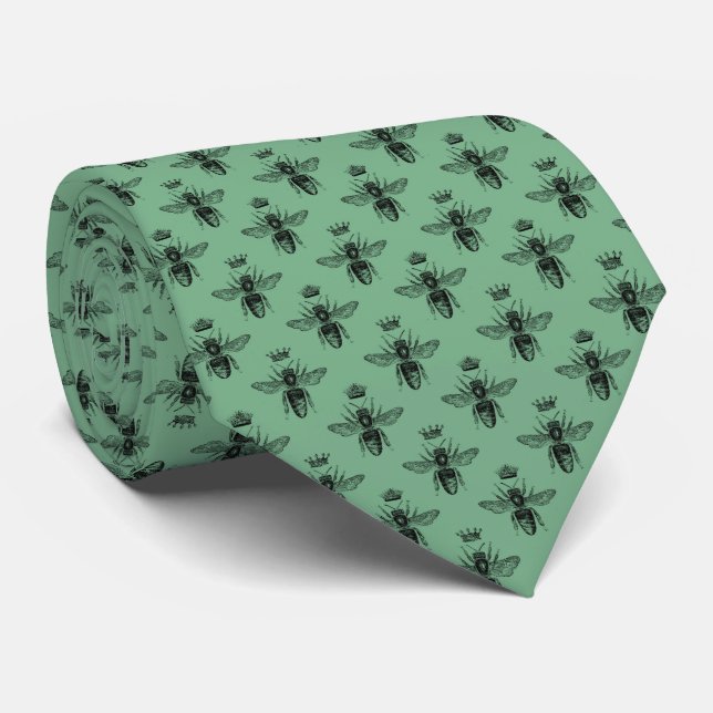 Summer Bumble Bee Neck Tie Krawatte (Gerollt)
